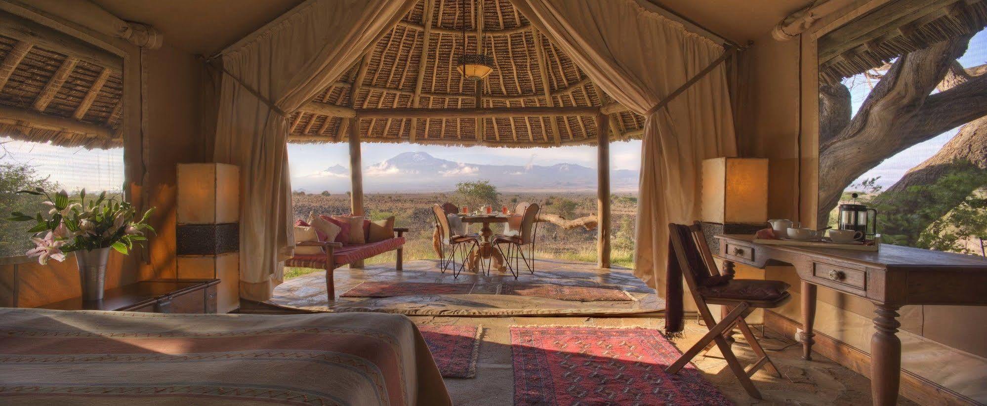 מלון אמבוסלי Elewana Tortilis Camp מראה חיצוני תמונה